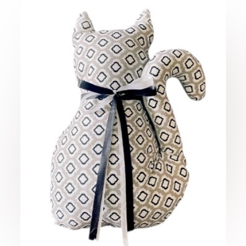 PLUSH CAT-HANDMADE-14 INCHES